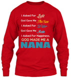God made me Nana - Grandparents Apparel