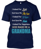 God made me a Grandma - Grandparents Apparel