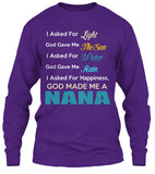 God made me Nana - Grandparents Apparel