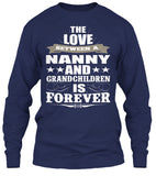 Nanny's Love Forever - Grandparents Apparel