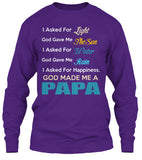 God made me a Papa - Grandparents Apparel