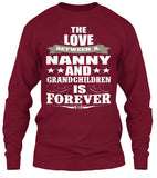 Nanny's Love Forever - Grandparents Apparel